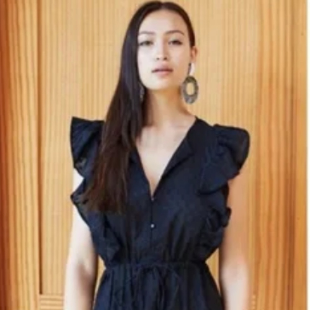 EMERSON FRY Chandra Black dress XS